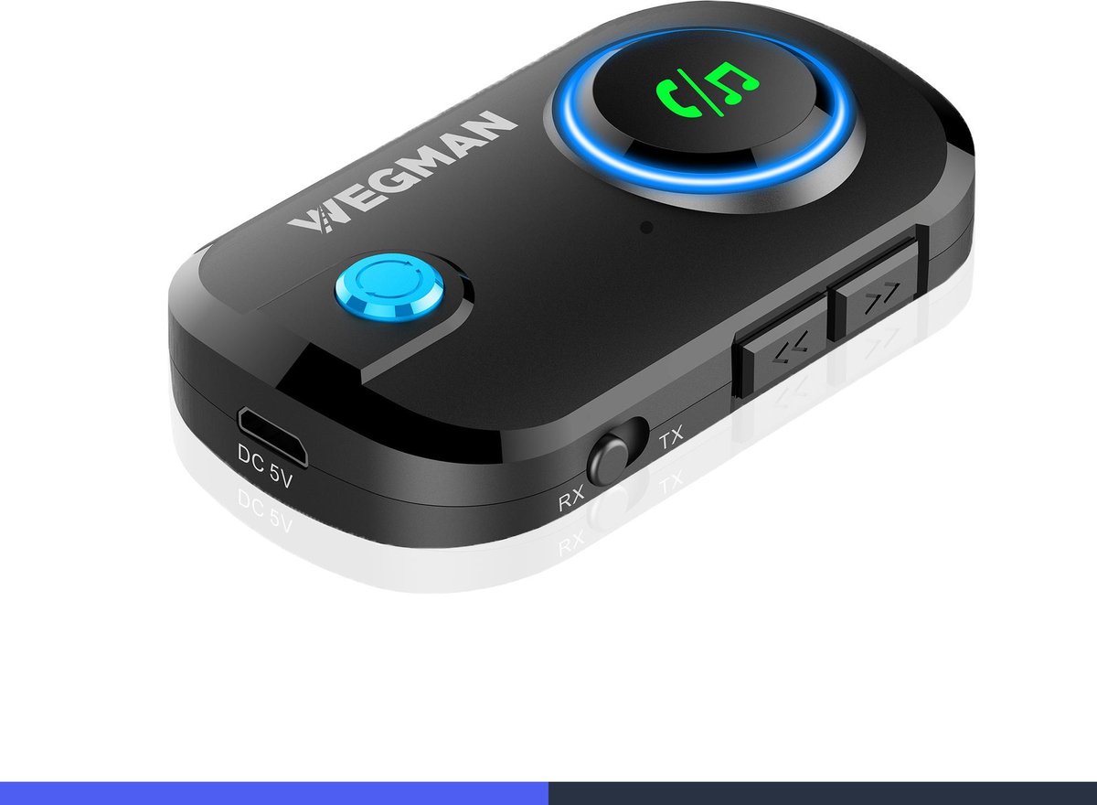 Wegman 2 in 1 Bluetooth Receiver en Transmitter Bluetooth