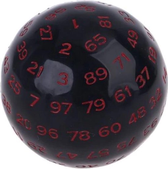 D100 dobbelsteen / D100 Dice / Polydice dungeons and dragons dnd dice