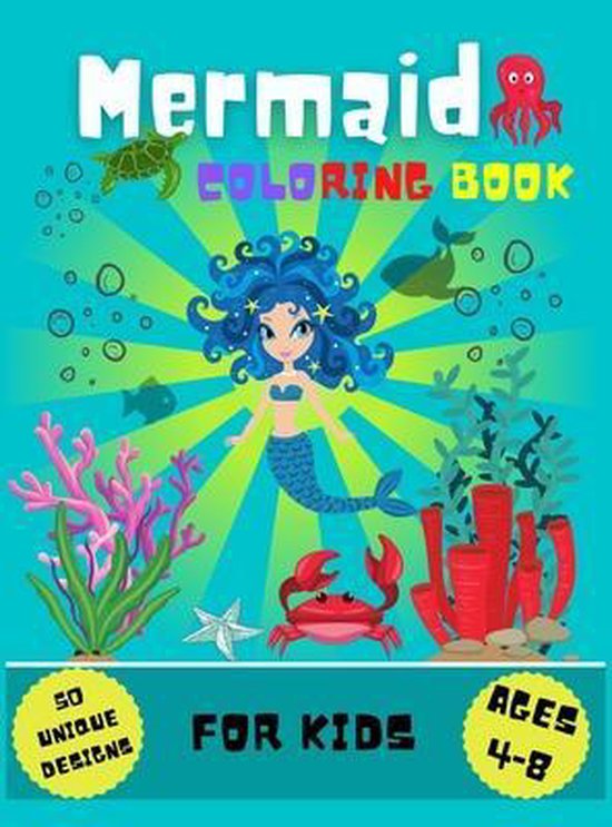 Mermaid Coloring Book - cover