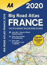 AA Big Road Atlas France 2020