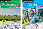 Puzzelsport - Puzzelboekenset - Kruiswoord 2-3* & Varia 2*  - Nr.1