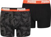 PUMA Camo Aop 2P Jongens Onderbroek - Red Combo - Maat 134-140