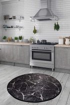 Nerge.be | Marble Round 140 cm  | Decorative Vloerkleed | Antislip | Vivid Color