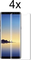 Samsung Note 9 Screenprotector UV - Beschermglas Samsung Galaxy Note 9 Screen Protector Glas - 4 stuks