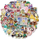 Animal crossing stickers - 50 stuks - Animal crossing switch - Animal crossing merchandise - Stickers kinderen - Stickers volwassenen - Laptop stickers