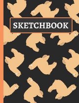 Sketchbook: Alpaca Design Sketchbook for Kids to Doodle
