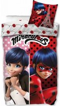 miraculous ladybug dekbedovertrek voor meisjes-eenpersoons dekbed-Topkwaliteit-200x140cm