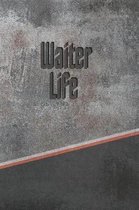 Waiter Life: Personalized Isometric Dot Notebook 120 Pages 6x9