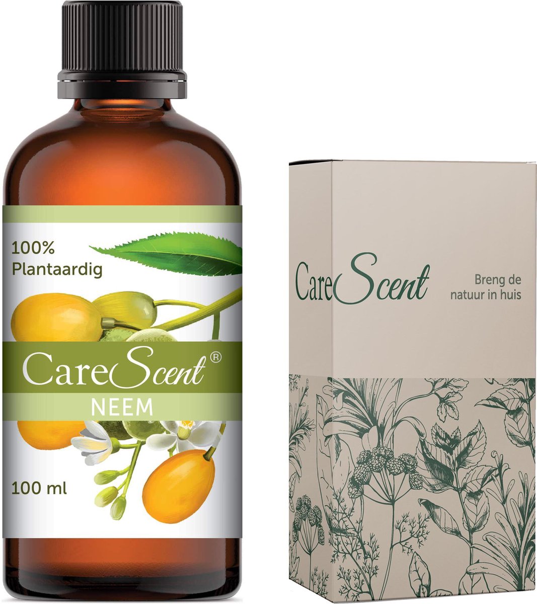 Goedkoopste CareScent Neem Olie (Koudgeperst) - voor Mens, Dier en Tuin - 100 Puur - Neemolie - 100 ml
