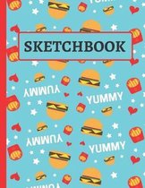 Sketchbook: Fast Food (Yummy) Sketchbooks for Kids