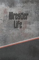 Wrestler Life: Personalized Isometric Dot Notebook 120 Pages 6x9