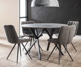 Ronde tafel Edison Betonlook 120 cm