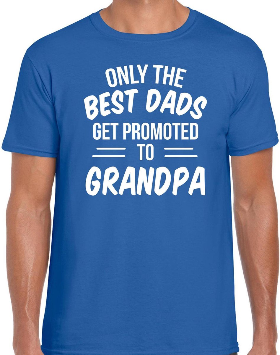 t-shirt blauw voor heren - Cadeau 