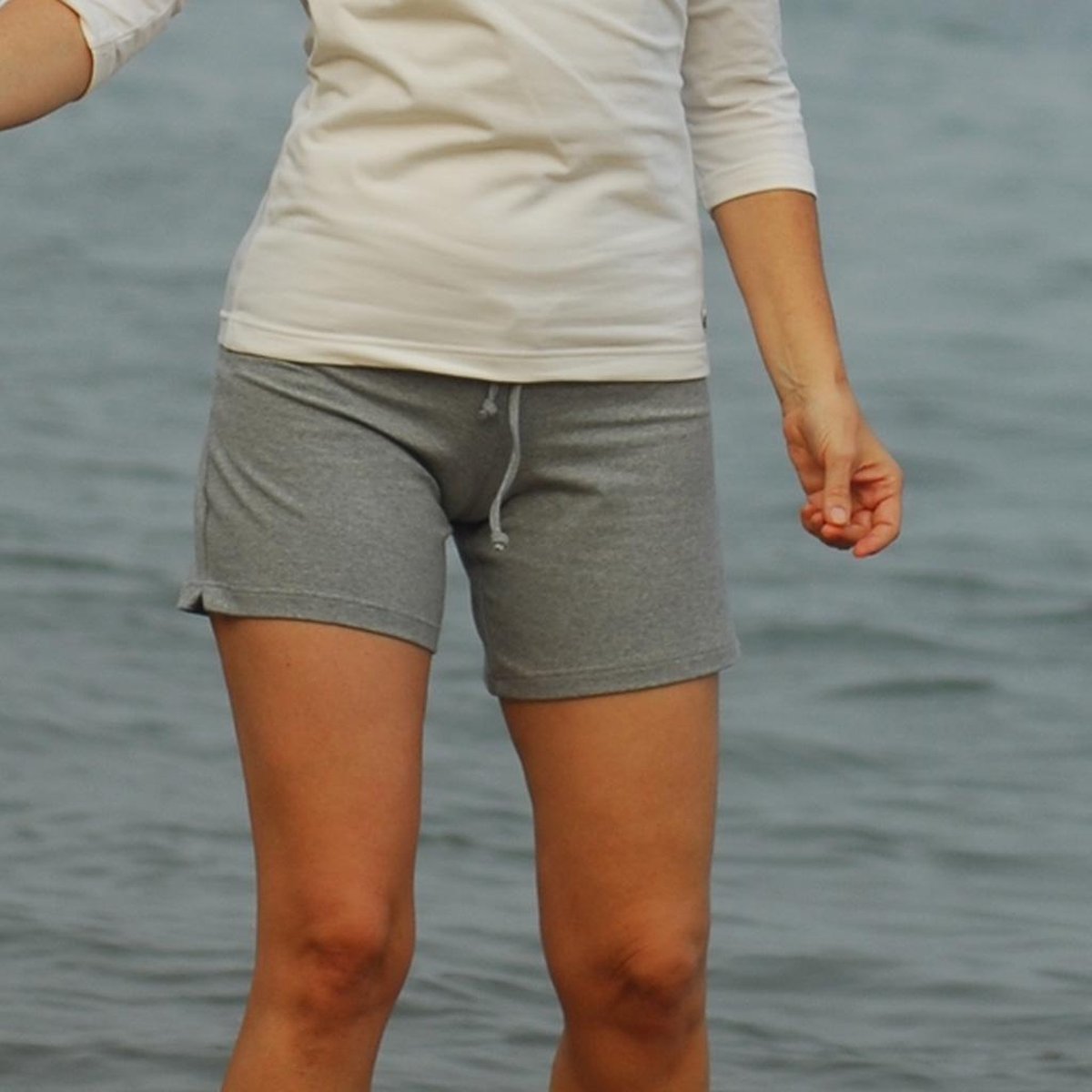 Yoga Shorts Agatti Grey Melange L