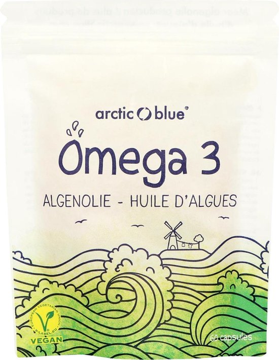 Arctic Blue Omega 3 Algenolie 60 capsules Vetzuurpreparaat