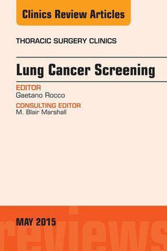 The Clinics: Surgery Volume 25-2 - Lung Cancer Screening, An ... - cover