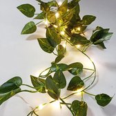 led licht string led lichtsnoer groene bladwijnstok 10 meter 100 lampjes-wekt op batterij