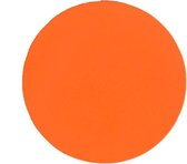 Stip   20 stuks Oranje  ø 90 mm - vloersticker met gladde toplaag