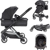 X Adventure  Kinderwagen 3 in 1 Xpress - Zwart