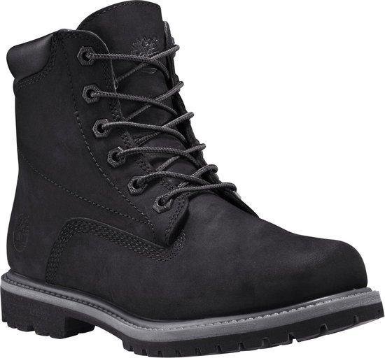Timberland Waterville Basic WP 6 Inch Dames Veterboots - Black - Maat 37.5