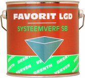 Drenth Favorit LGD Systeemverf SB Ral 9005 Gitzwart 2,5 liter