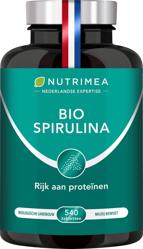 Spirulina - Eiwitten -Protein - Superfoods - Nutrimea - Biologisch - 540st  | bol.com