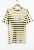 Sissy-Boy - Geel gestreept katoenen T-shirt