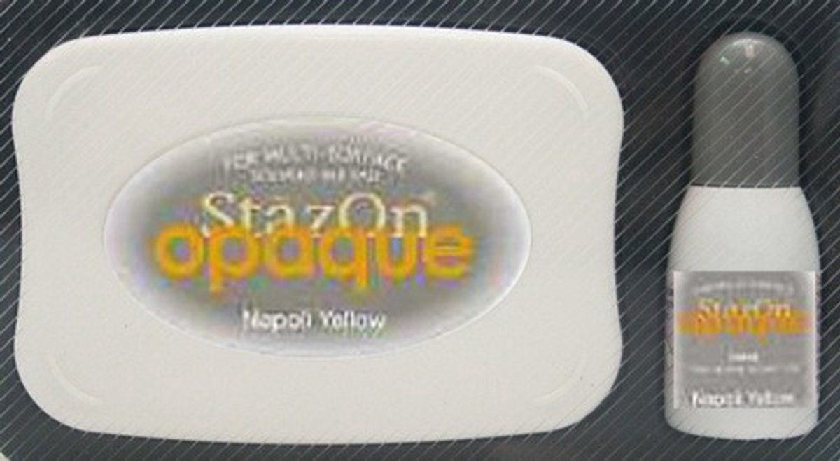 Inktkussen Stazon + Navulling, Napoli Yellow (1 st)