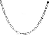 Hetty'S - Paperclip collier - 925 zilver- 50 cm