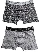 Apollo - boxershort heren - 2 - Pack - Print - Maat S