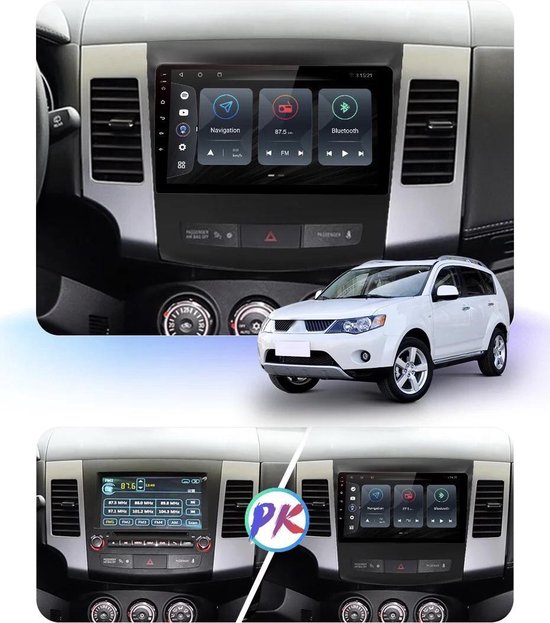 Mitsubishi Outlander 20052011 (zonder Rockford) Android 10 navigatie