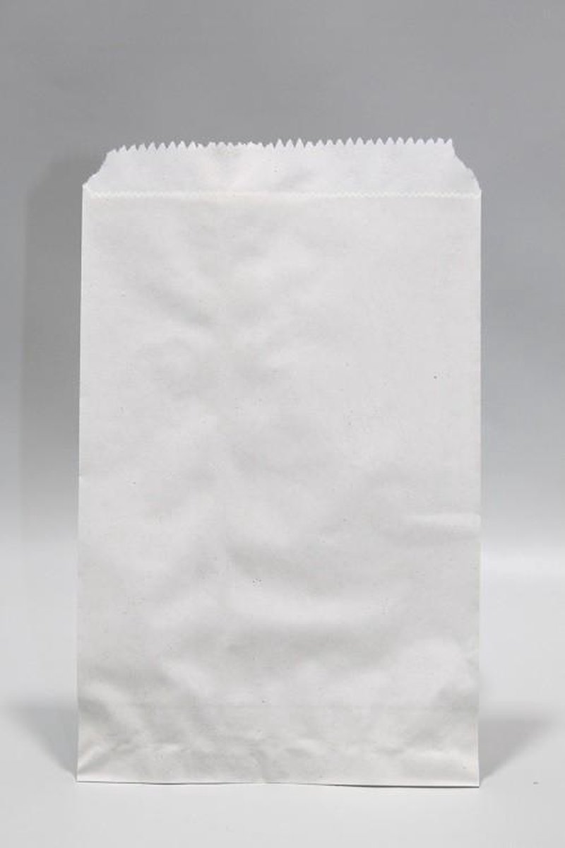 Eco Papieren Zakken Cellulose Wit 150x200 - 50 st
