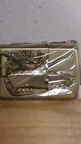 Brushed silver aansteker - (model zippo) Osa-AKM