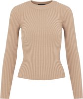PIECES PCCRISTA LS O-NECK KNIT BC Dames Trui - Maat XS