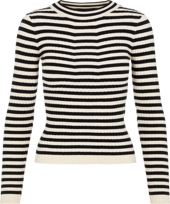 Pull Femme PIECES PCCRISTA LS O-NECK KNIT BC - Taille XS