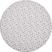 MixMamas Rond Tafelzeil - Ø 140 cm - Roosjes - blauw