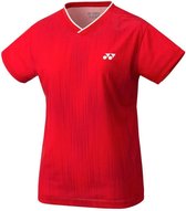 Yonex Sportshirt Crew Neck Dames Polyester Rood Mt S