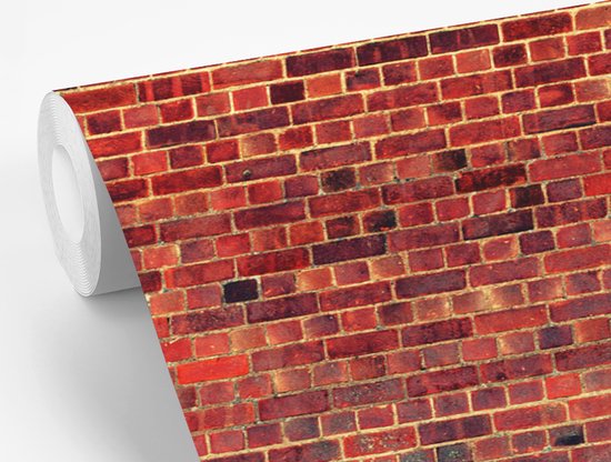 Papier peint photo peint photo vinyle - Souches de Cricket peintes sur mur de briques largeur 330 cm x hauteur 220 cm - Tirage photo sur papier peint (disponible en 7 tailles)