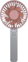 Garpex® Mini Ventilator - Tafelventilator - Kleine Ventilator - Draagbare Ventilator - Hand Ventilator - Tafel Ventilator - Bureau Ventilator - Roze