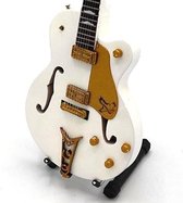 Miniatuur Gretch 1955 White Falcon gitaar