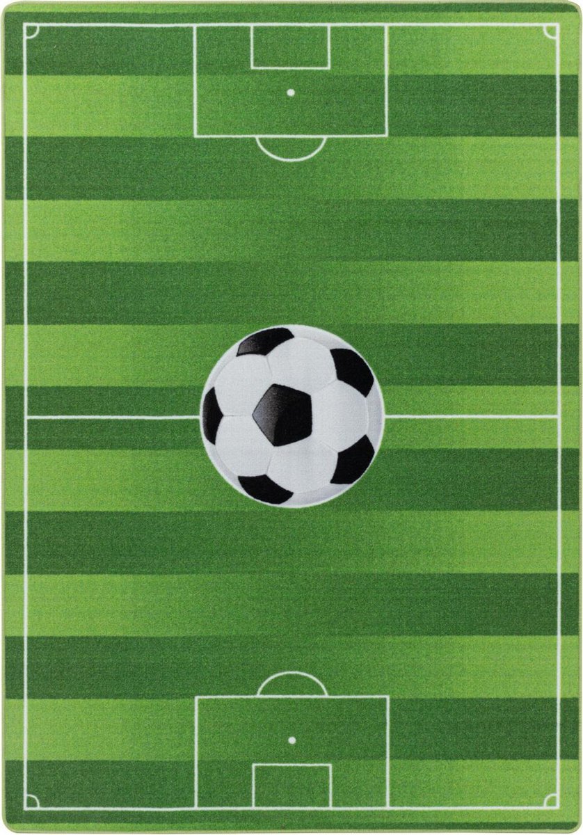 Vrolijk kinderkamer vloerkleed Play - Stadium - 100x150 cm