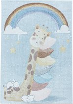 Vrolijk kinderkamer vloerkleed Lucky - Giraffe - 160x230 cm