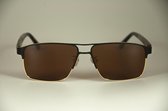 GreatForMen Aviator Brown |Heren Zonnebril | Houten zonnebril met UV400 polarised glazen.