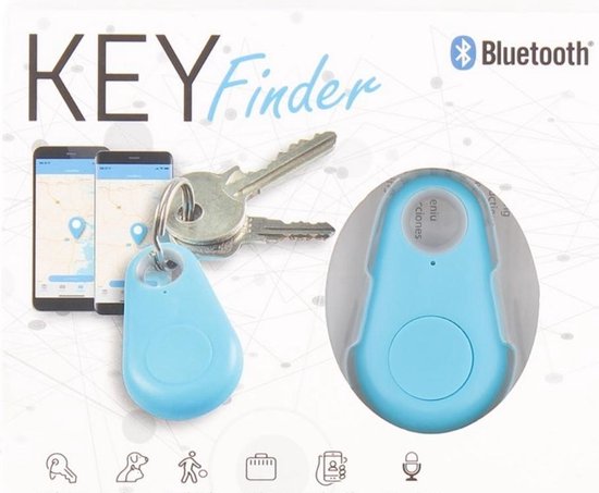 key finder- sleutelfinder zwart- bagage finder. -koffer - sleutelhanger - - koffers- vakantie-vaderdag -sleutel vinden-geschenk juf  - bluetooth- sleutelzoeker- bagage zoeker - ios - android- air trace- cadeau voor papa- vakantie -koffer-tracker-