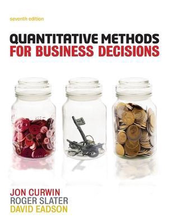 Quantitative Methods For Business Decisi - cover