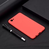 Voor OPPO A83 Candy Color TPU Case (rood)