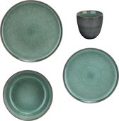Cosy & Trendy Lerida Meadow - serviesset 6 persoons - 24 delig - met Table Style zomers droogbloemen boeket