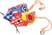 Jolly moggy patchwork muis - 2 st 15 cm - 1 stuks