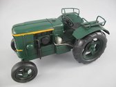 tractor - klassieke trekker - ijzer - 12 cm hoog