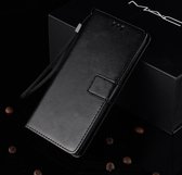 Crazy Horse Texture horizontale flip lederen tas voor Motorola Moto G7 Power (Amerikaanse versie), met houder en kaartsleuven en portemonnee (zwart)
